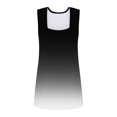 thumbnail image 4 of TrendVibe365 Womens Tank Tops Loose Fit Summer Tunic Gradient Split Hem Shirts Sleeveless Tees Blouse Square Neck Tshirts Loose Fit Pullovers Clothes, 4 of 5