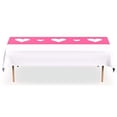 thumbnail image 4 of Pink Cutout Heart Plastic Table Runner -5 Pack- For Mothers Day, Valentines Day, Parties And Birthdays, 4 of 4