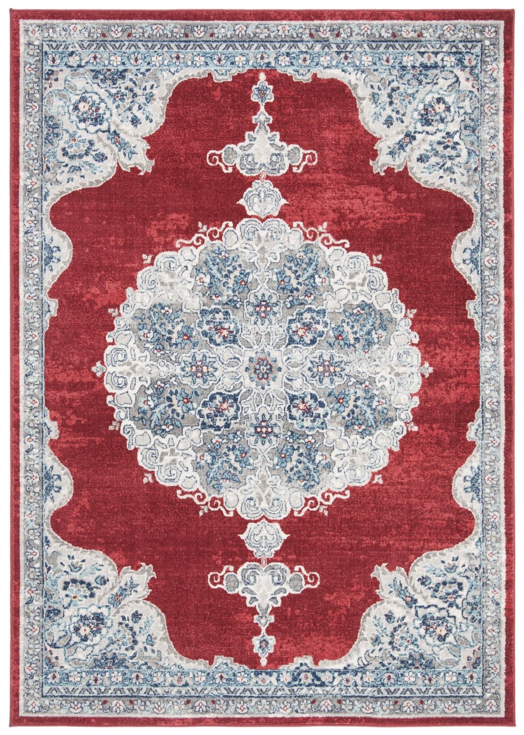 SAFAVIEH Brentwood Harland Floral Bordered Area Rug