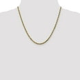 thumbnail image 2 of 10K Yellow Gold chain Rope Concave Diamond-cut 20 in 3.5 mm, 2 of 5