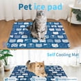 thumbnail image 4 of Cojín de Seda Helada para Mascotas (Gatos y Perros) | Alfombrilla Refrescante para Bajar La Temperatura Corporal | Tejido de Malla Transpirable | Relleno de Poliéster Suave | Lavable a Máquina | Base, 4 of 6