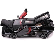 Lamborghini Countach LPI 800-4 Black with Red Interior Special Edition 1/18 Diecast Model Car by Maisto