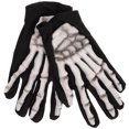 thumbnail image 2 of 1 par de guantes de esqueleto de Halloween, guantes de cosplay, guantes de dedos completos, accesorios de disfraz, 2 of 7