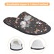 thumbnail image 3 of Balery French Bulldogs Pantuflas de Casa de Felpa Silenciosas con Diseño Estampado, Zapatillas Cómodas Antideslizantes de Algodón para Interior-Medium, 3 of 8