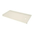thumbnail image 2 of Caregiver Fiberglass Rectangular Barrier-Free Shower Floor, Right Hand Drain Location, White, 30 X 60 In., 2 of 4