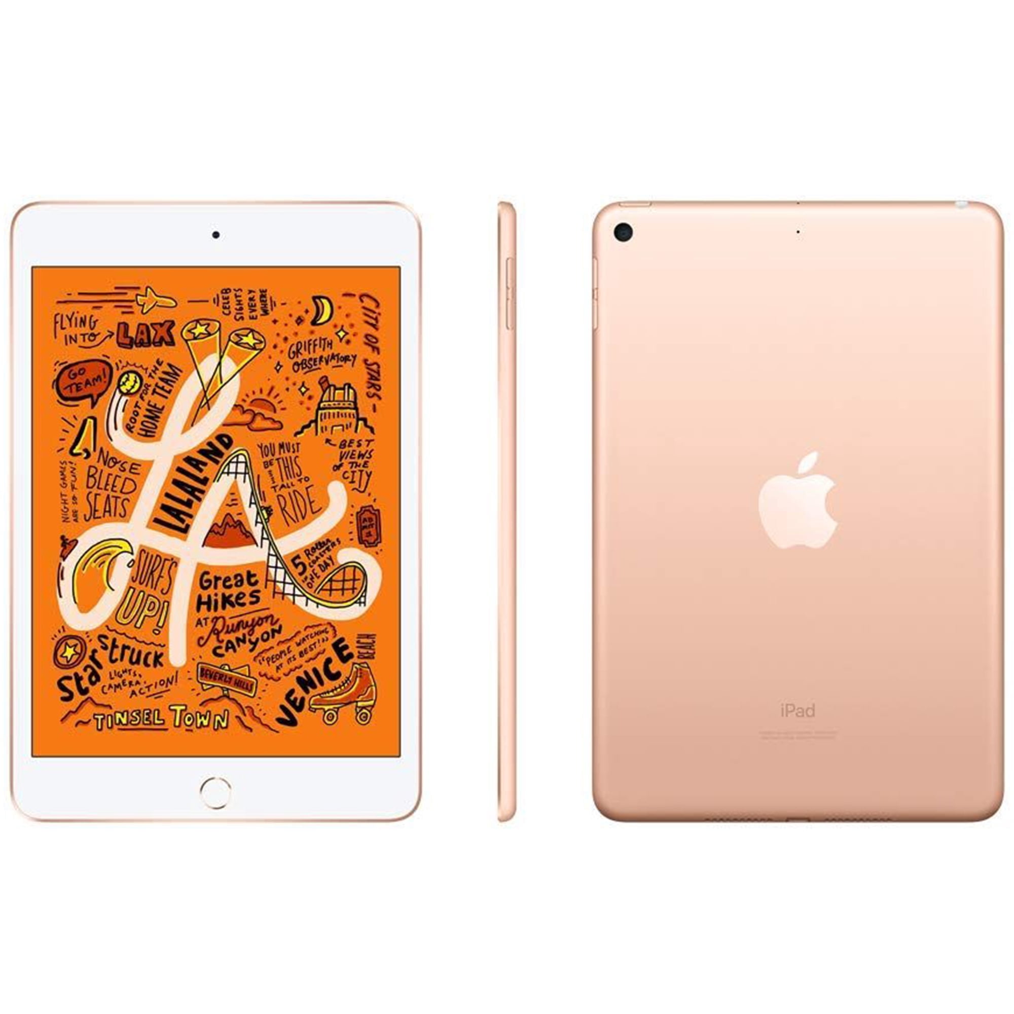 Restored 2019 Apple iPad mini Wi Fi 64 GB Gold (5th Generation) (Refurbished)