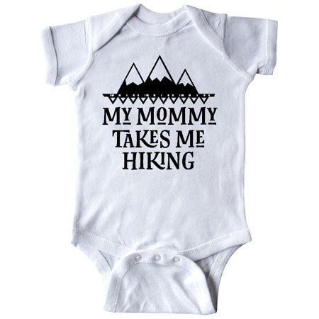 

Inktastic Hiker Mommy Takes Me Hiking Gift Baby Boy or Baby Girl Bodysuit