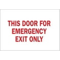 thumbnail image 1 of BRADY 41068 Emergency Exit Sign,10 x 14In,R/WHT,ENG G1802407, 1 of 1