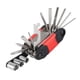 thumbnail image 4 of Herramienta multiusos para reparación de neumáticos de bicicleta, destornillador hexagonal, bolsillo para bicicleta de carretera Rojo, 4 of 9