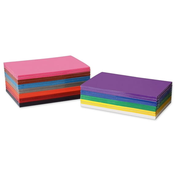 (Formerly SunWorks) Construction Paper Sampler, 12 Assorted Colors, 12" x 18", 1,200 Sheets
