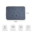 thumbnail image 3 of IMossad Cozy Self-Warming Pet Mat, Extra Thermal and Non-Slip for Indoor/Outdoor Cats and Dogs, Machine Washable, No Plug or Electricity Needed, 28 X 40 Inch, Gray, 3 of 6