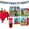 PAW Patrol Tableware Party Supplies for 8 Guests, with Tableware and Decorations