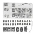 thumbnail image 1 of Minnieouse Collar de cuentas de barba vikinga hueca, joyería para el cabello, cuentas de tubo, mezcla de colores Accesorio para el cabello Plata, 1 of 1