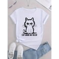 thumbnail image 2 of Graphic Print Crew Neck T-Shirt, Casual Short Sleeve T-Shirt For Spring & Summer, Women's Clothing, 2 of 6