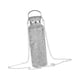 thumbnail image 5 of Botella con cadena de 500 ml, rellenable, aislante, con purpurina, para termo al vacío Plata AB, 5 of 7