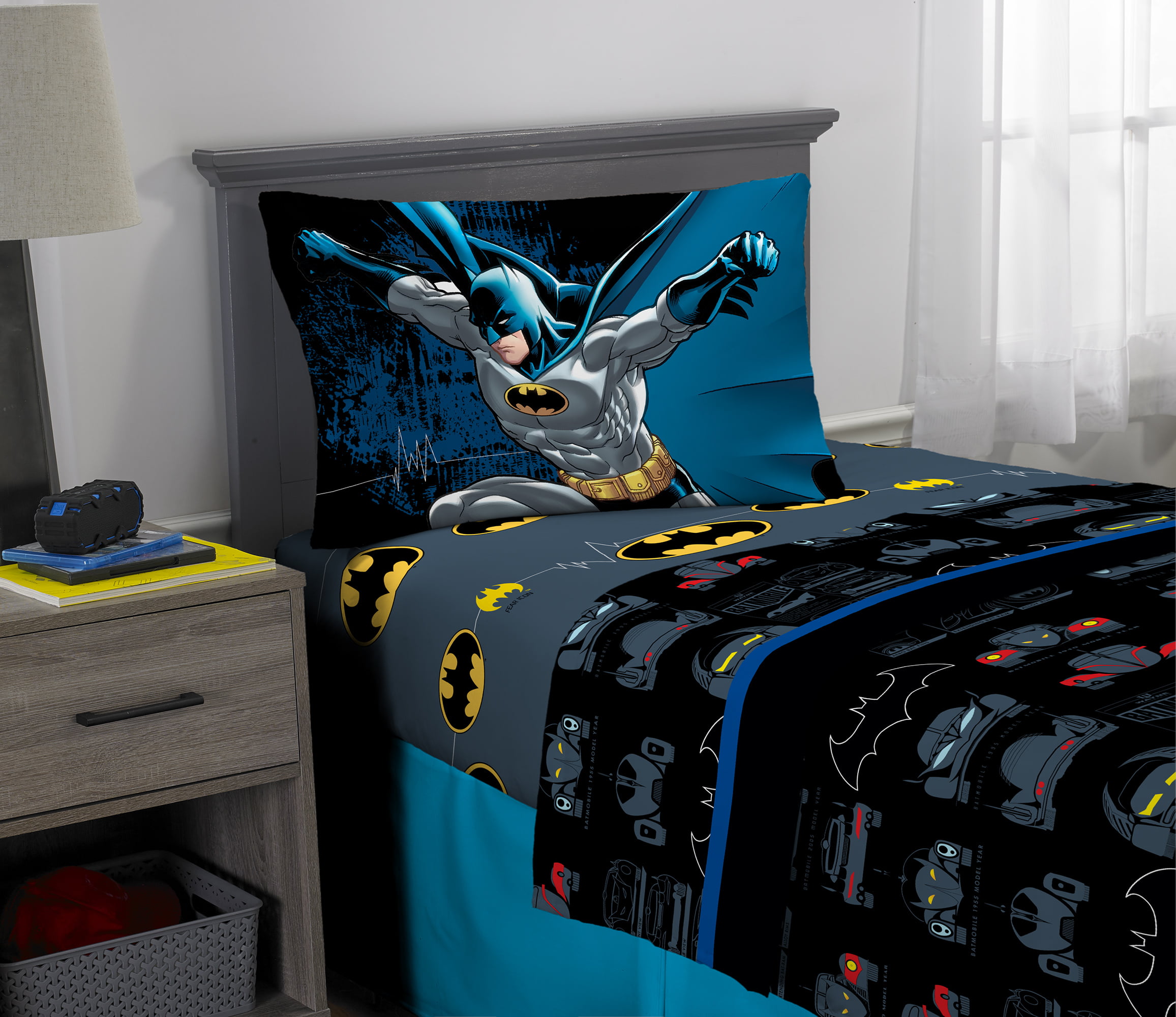 Batman Guardian Speed Bed In A Bag Bedding Twin Set Warner Brothers NEW! 