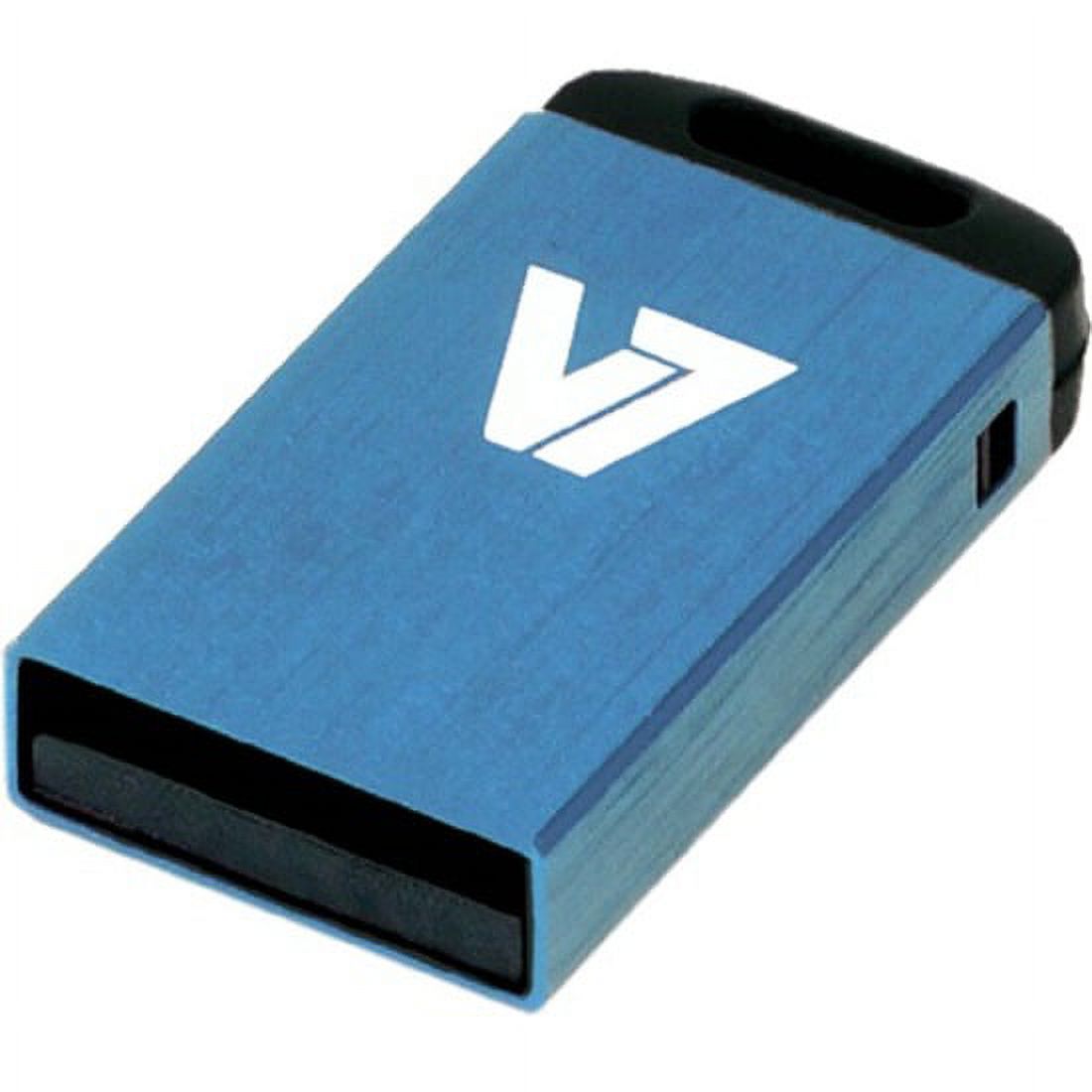 V7 8GB Blue Nano USB Flash Drive - image 2 of 4