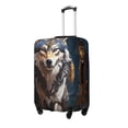 thumbnail image 1 of Fotbe Oil Painting Tribal Wolf Funda Protectora para Equipaje, Antirrayones y Resistente a la Suciedad, Compatible con Maletas de 18 a 32 Pulgadas-Large, 1 of 7