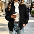 thumbnail image 6 of cocolona Womens Zipper Cardigan Sweater Trendy Crew Neck Long Sleeve Casual Sweater Knit Warm Fall Winter Cardigan, 6 of 6