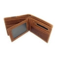 thumbnail image 4 of Western Genuine Leather Mens Metal Concho Horse Head Bifold Short Wallet, 4 of 4