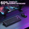 thumbnail image 4 of AULA WIN68 HE Mechanical Gaming Keyboard 60%, Hall Effect Magnetic Switch, Fast Trigger Mode Adjustable Actuation, 8000Hz Polling Rate, RGB Backlit,, 4 of 9