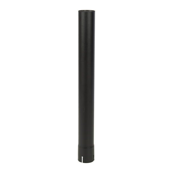 Exhaust Stack Pipe 2-1/2" x 24" Straight Black