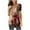 Green, variant on Women's Summer T-Shirts V Neck Short Sleeve Button Down Floral Print Pleated Pullover Casual Loose Tops (XL, Pink)