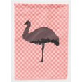 thumbnail image 1 of Carolines Treasures BB7922GF Emu Pink Check Garden Flag, 1 of 3