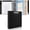 Black, variant on Small 3 Ring Binder with Clipboard, 8" × 10" PU Mini 1 Inch Binder with Notepad, 5 Dividers, and Labels, Clipboard Folder Great for School Office(Fit Half Letter Sized Paper)