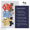 thumbnail image 6 of Wear Sierra Little Boy's 3-Piece Suit Set Jacket Pants Shirt Bow-Tie Durable, Brown Size 4T, 6 of 7