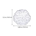 thumbnail image 2 of 1Pc Creative Salad Plate Household Glass Dish Food Snack Serving Plate for Home, 2 of 8