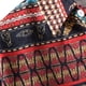 thumbnail image 5 of Camisas De Lino Para Hombre Hombres Empalme Rayas Pana Ocio Retro Camisa de manga larga Blusa superior (Red, M), 5 of 7