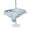 Blue Grey, variant on Outdoor Tablecloth with Umbrella Hole for Patio/Picnic/Party/Camping, Blue Octopus Coastal Waterproof Table Cloth Round Cover Washable, Coral Summer Beach Nautical Ocean Beige (Dia 54")