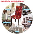 thumbnail image 7 of (Set of 6) Stretch Dining Chair Covers Xmas Christmas Party Banquet Seat Protector Decor, 7 of 7