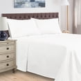 thumbnail image 2 of Superior 5-Piece 400 Thread Count White Egyptian Cotton Bed Sheets, Split King, 2 of 8