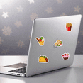 thumbnail image 6 of 35pcs Cartoon Food Stickers Snack Pack Food Stickers Kids Stickers for Suitcase Laptop Guitar, 6 of 9