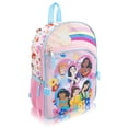 thumbnail image 4 of Disney Princess Backpack with Lunch Box for Girls  14" Princess Bookbag, Kids, Toddlers, Preschool  Insulated Lunch Bag, Cute Pink Glitter Rainbow School Bag with Top Handle, Travel Daypack Ages 3+, 4 of 7