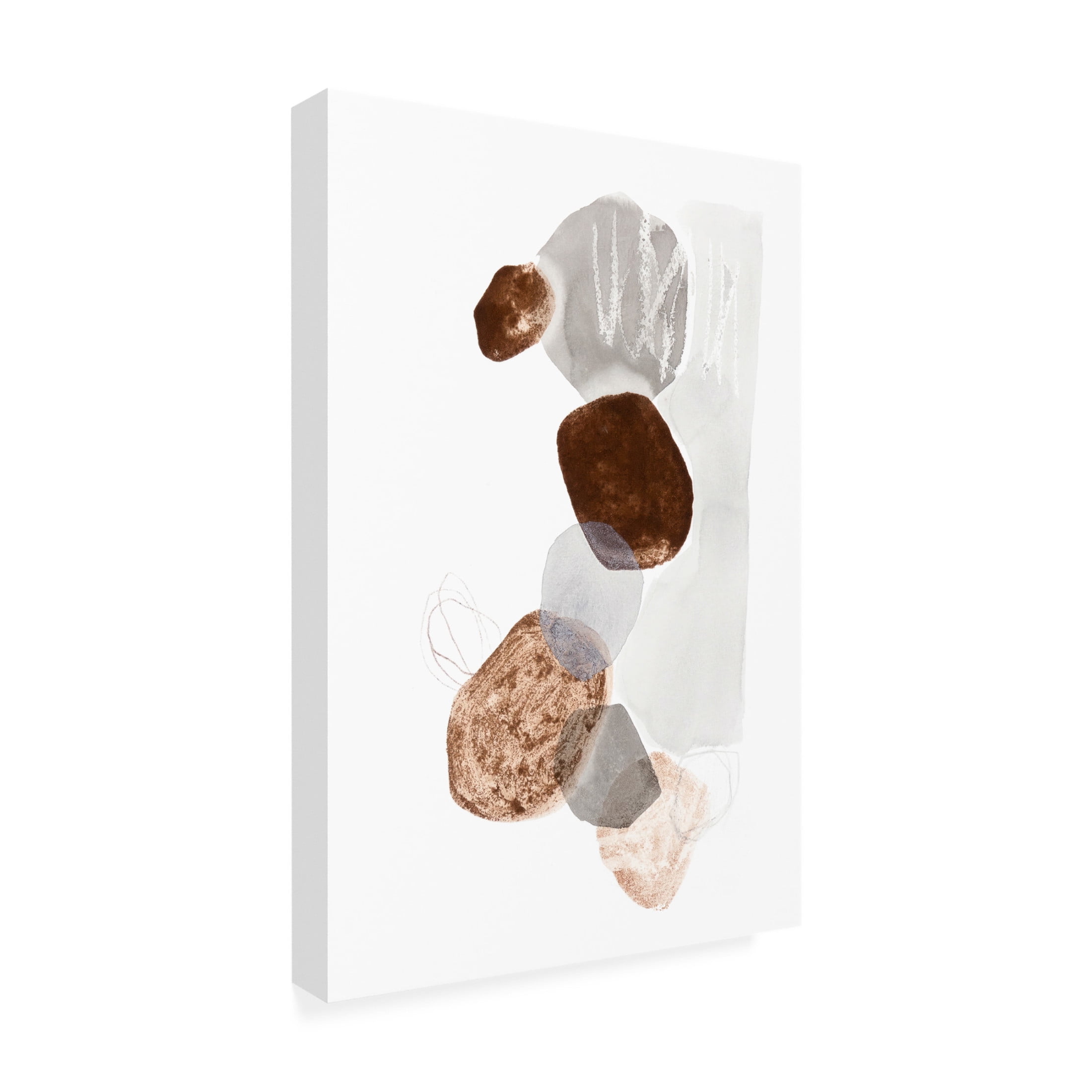 Canvas Wall Art - Simone Christen 'Balancing V' Wall Art for Living Room, Bedroom, or Office Décor by Trademark Fine Art - 30 x 47 Inches