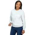 thumbnail image 3 of Alfred Dunner Womens Spliced Quilted Pull On Crew Neck, 3 of 6