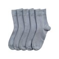 thumbnail image 4 of SERISIMPLE 5 Pairs Bamboo Dress Casual Sock for Women Mid-Calf Crew Socks Soft Lightweight (Blue, Large), 4 of 6