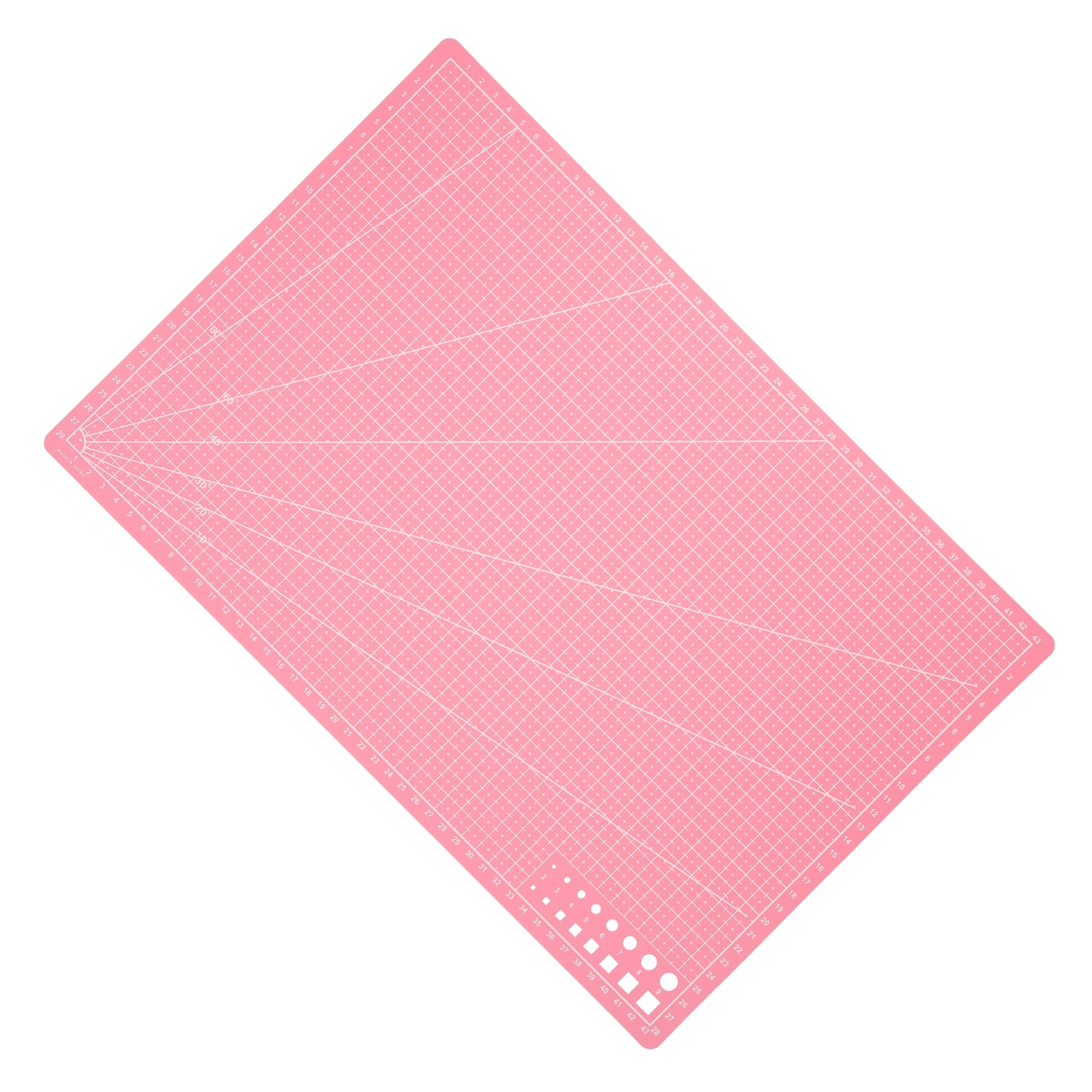 WRISTBIQUE 4Pcs Simple Generous Plastic Engraving Mats for Handicraft Cutting