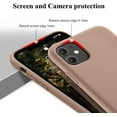 thumbnail image 5 of iPhone 11 Case,Ultra Slim Fit iPhone Case Liquid Silicone Gel Cover with Full Body Protection Anti-Scratch Shockproof Case Compatible with iPhone 11 (Light Brown), 5 of 14