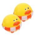 thumbnail image 1 of KAKOWELY 2 juguetes chirriantes para perros con forma de pato, de látex, para morder., 1 of 4