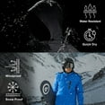 thumbnail image 6 of TACVASEN Men's Winter Jackets Ski Snow Waterproof with Hood Warm Fleece Hiking Fishing Coats Blue 2XL, 6 of 7
