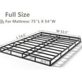 thumbnail image 2 of 5 Inch Box Spring Full Size Bed, Heavy Duty 3000 LBS Metal Bed Base with Easy Clean Fabric Cover Easy Assembly Mattress Foundation, 2 of 6