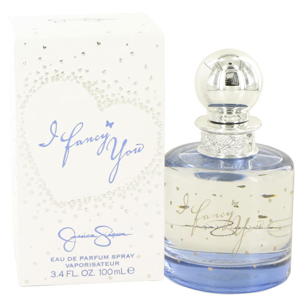 Jessica Simpson I Fancy You Eau De Parfum 3,4 Oz (100 Ml) – Blumiger Duft Für Frauen Mit Apfel, Birne & Sandelholz