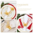 thumbnail image 3 of Milisten 50Ud Decorativos Para Servilletas Dorados Reutilizables Para Fiestas Y Eventos, 3 of 5