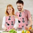 thumbnail image 3 of Boston Terrier Dogs and Flowers Apron-Garden Aprons for Women with Pockets-Cotton Linen Waterproof Kitchen Cooking Gardening Aprons Adjustable for Kitchen,Cooking,BBQ and Salon 33x27 Inch, 3 of 7