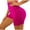 Hot Pink, variant on Womens Yoga Shorts Women Solid Color Seamless Hollow Out High Waist Hip Lifting Sports Fitness Yoga Shorts,Hot Pink M
