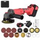 thumbnail image 1 of Kit de herramientas de amoladora angular eléctrica a batería Batería de litio portátil Máquina amol Tomshoo  Amoladora angular, 1 of 7